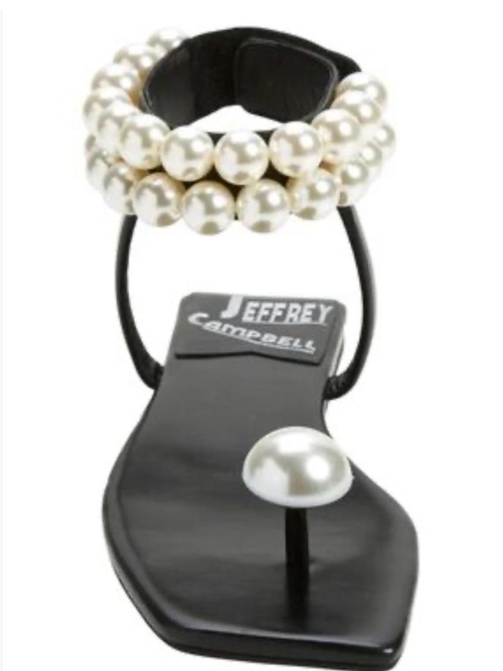 Jeffrey Campbell Pearl Sandals Black size 11 - Picture 4 of 10